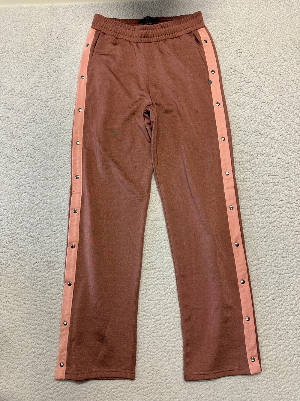 Scotch & Soda Womens Mercerized Partial Snap Side Track Pants Size XS